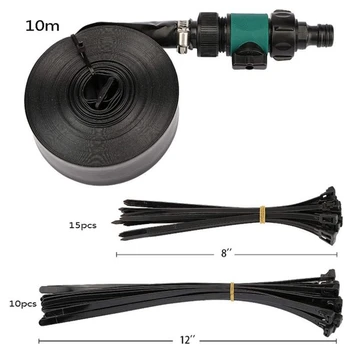 

10M Children's Trampoline Sprinkler Durable Safe Multifunctional Water Cooling Pipe Toy for Outdoor Garden Yard Park