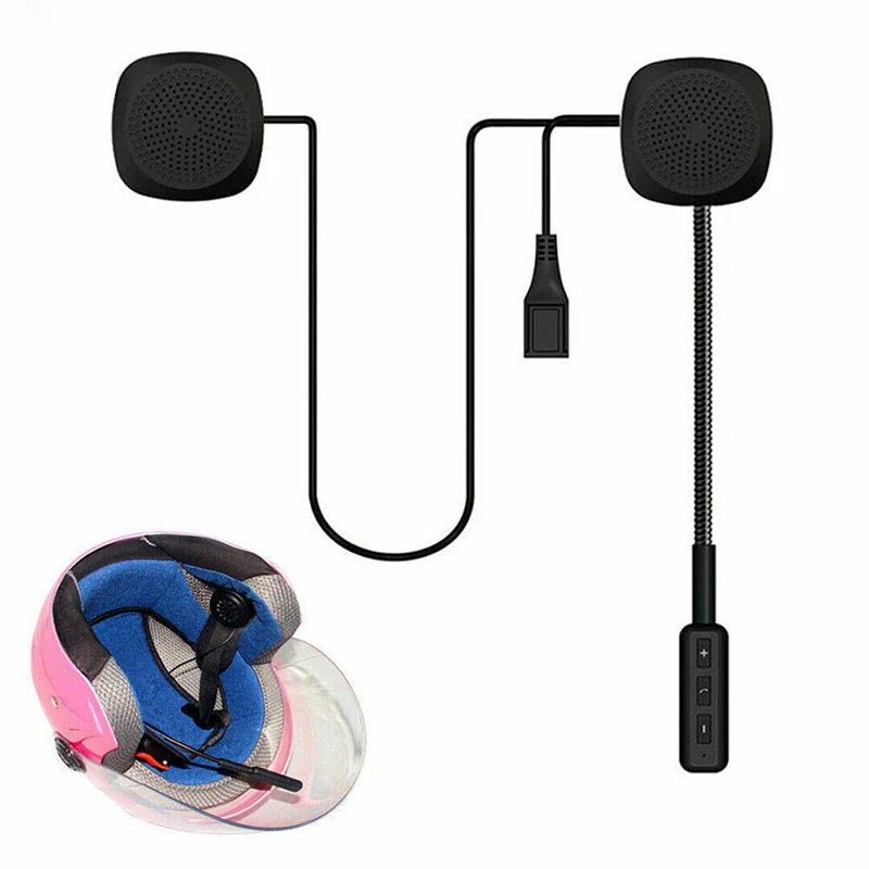 Bluetooth мотоциклетный шлем гарнитура Музыка Aux Mp3 стерео динамик запасные части
