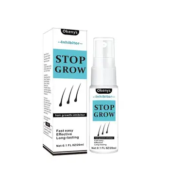 

20ml Powerful Painless Hair Removal Spray Hair Inhibitor Repair Stop Shrink Growth Essence Skin Hair Pores Smooth J5Q6