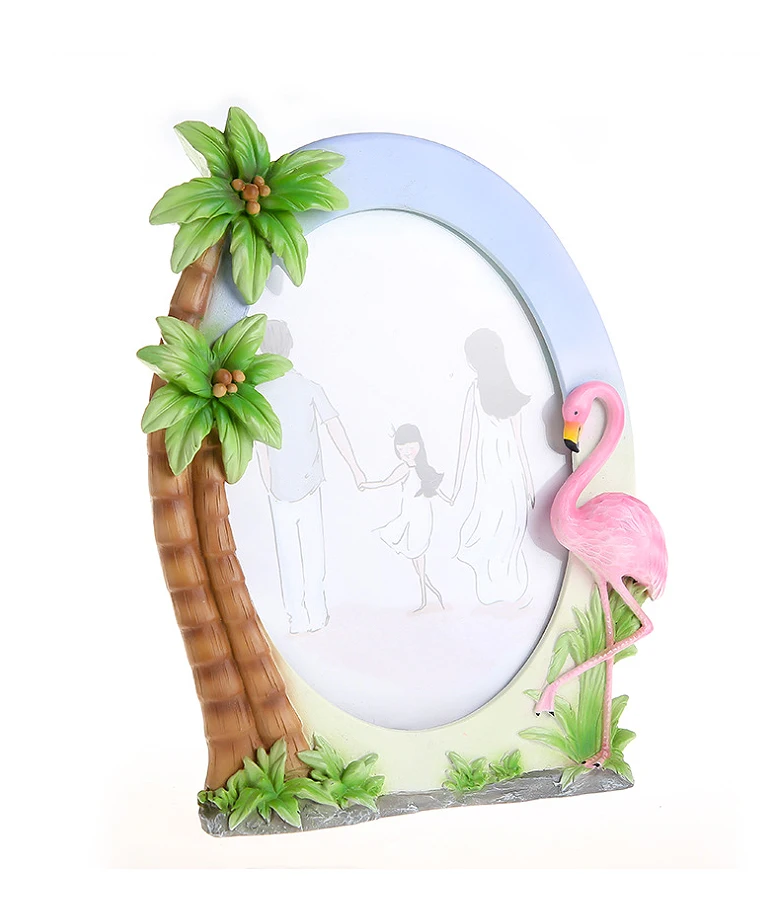 Nordic flamingo photo frame 04