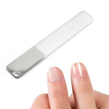 

Grinding Shiner Nail Files Durable Manicure Pedicure Mini Nano Polished Glass Transparent Sanding Nail Art Tools Nail Files