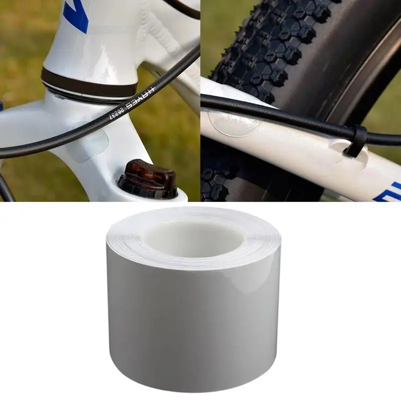 

Bike Bicycle Frame Protector Clear Sticker Tape Film Bike Bicycle Frame Protector Clear Wear Surface Tape Film Tools 15cm*100cm