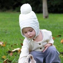 

Kids Hats Scarfs Glove 2 Pcs Sets Child Knitted Pompom Beanies Hat Suit Solid Winter Warm Boys Girls Cap Scarves