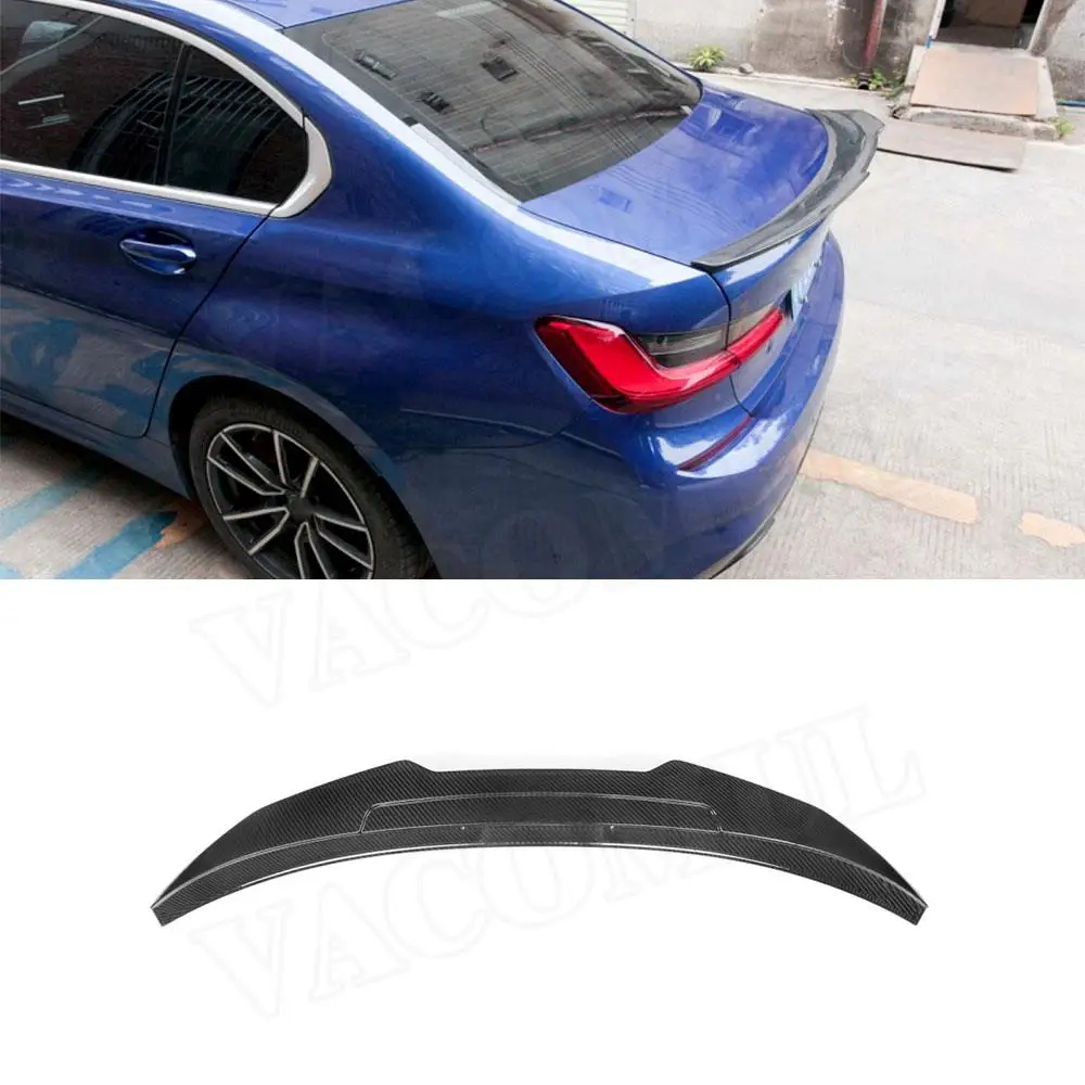 

Автомобильный задний спойлер из углеродного волокна, крылья багажника для BMW 3 серии G20 G80 M3 320i 325i 330i M340i 2019-2022