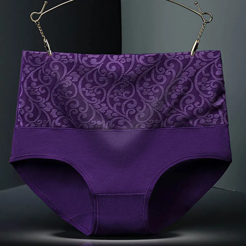 1 шт. женские эластичные брюки бесшовный обтягивающий боди трусы женские Корректирующее белье контроль Трусики Белье для высокой талии - Цвет: Фиолетовый
