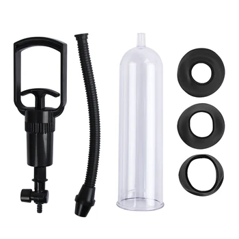 Male Penis Pump Vacuum Pump For Men Manual Penis Extender Enhancer Male Masturbator Penile Trainer Tool Adult Sex Toys for Men 2