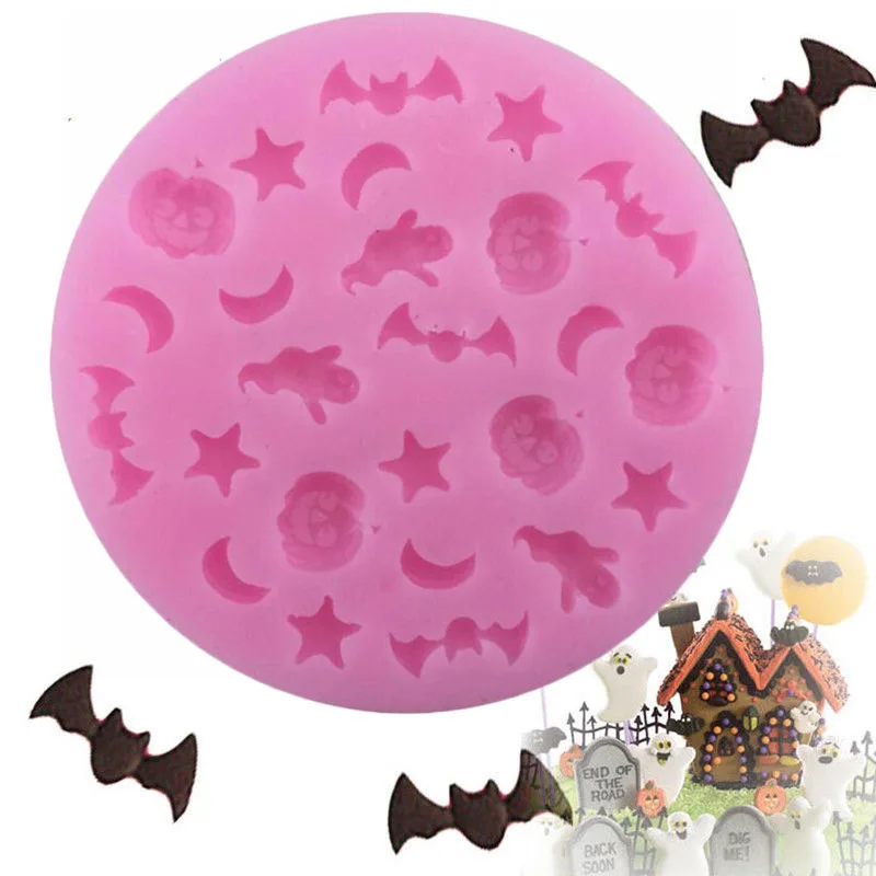 

Halloween Pumkin DIY*Cake Icing Mould Kitchen Baking Paste Chocolate Sugar