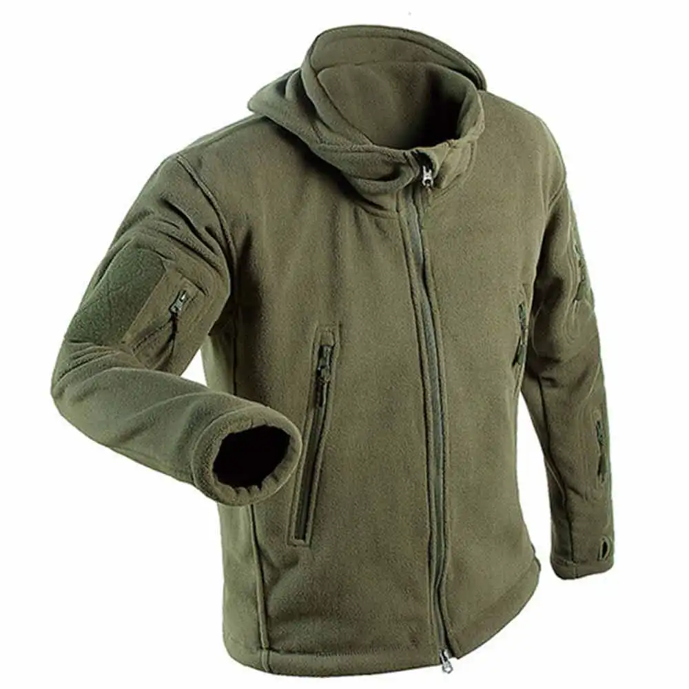 Kaufen Männer der Winter Militärische Taktische Outdoor Soft Shell Fleece Jacke Armee Camping Sportswear Thermische Jagd Wandern Sport Hoodie Jacken