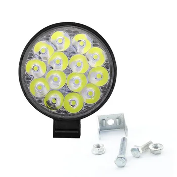 

14-LED Working lights Work Spot Flood Bulb Driving 42W Waterproof Off-road Vehicles Car Replacement