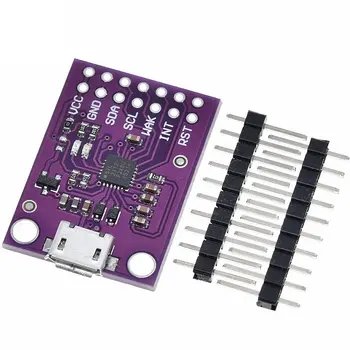 

CJMCU-2112 CP2112 Evaluation kit for the CCS811 Debug board USB to I2C Communication Module Purple Color