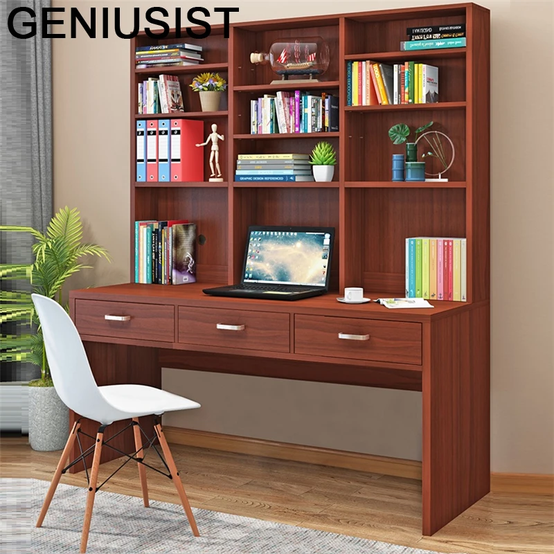 

Bureau Meuble Mesa Dobravel Escritorio De Oficina Lap Escrivaninha Tavolo Biurko Desk Computer Laptop Stand Table With Bookcase