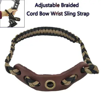 

GloryStar Archery Compound Bow Adjustable Braided Cord Bow Wrist Sling Strap For Target Practicing Sports Compound Bow