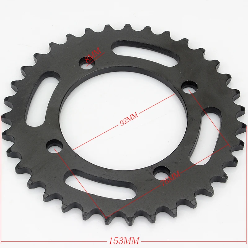 

420/428 Chain Rear Sprocket 37 Tooth 76mm Diameter For Chinese CRF50 CRF70 XR50 Dirt Pit Bike Motorcycle