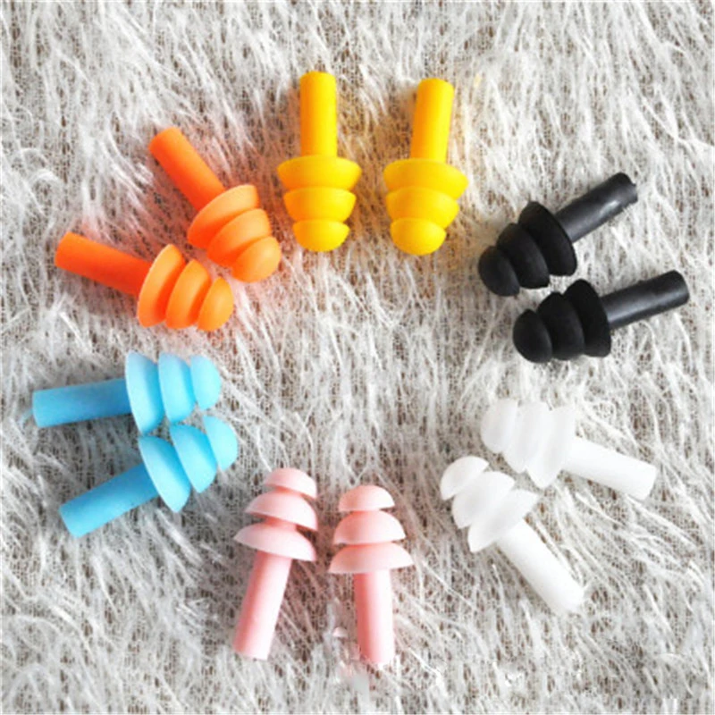 

Ear Plugs For Sleep Noise Cap Anti-noise Reduce Noise Soft Silicone Swimming Protection CapComfortable Safety Waterproof