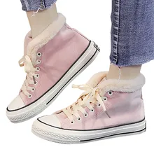 SAGACE парусиновая обувь с высоким берцем; коллекция года; Сезон Зима; утепленная хлопковая Повседневная парусиновая обувь на платформе; женская обувь на плоской подошве