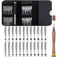 Jeu d'embouts de tournevis de précision Torx 25 en 1, outils manuels, Kit de tournevis, jeu de tournevis pour outils de réparation de téléphones mobiles Xiaomi 1