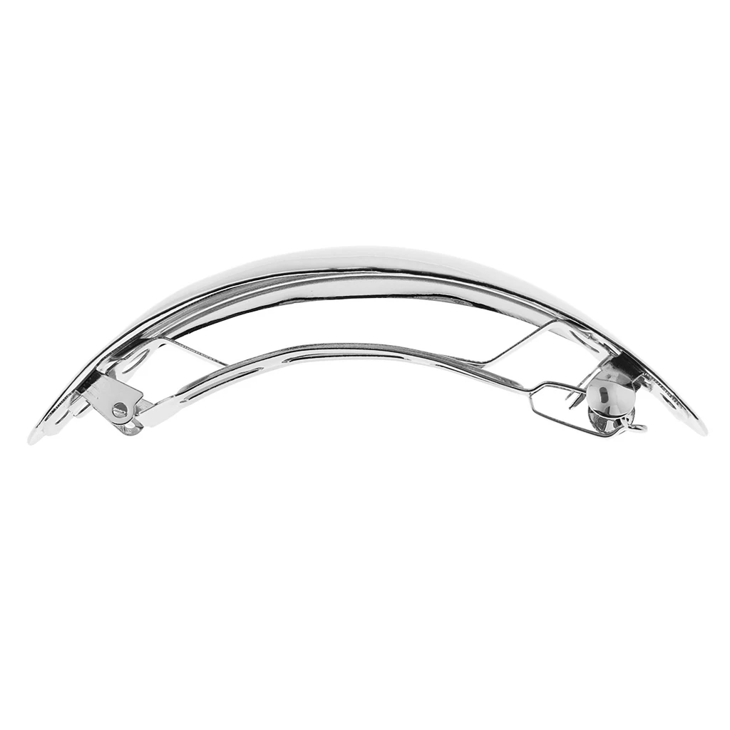 2x French Large Tube Hair Barrette Spring Ponytail Holder Hairpin Hair Clip Accessories