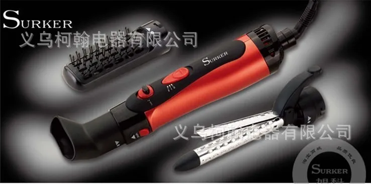 Surker Three-in-One 1000 Вт/прибор для сушки обдуванием ветра кудрявые волосы выпрямитель для волос фен напрямую от производителя за рубежом