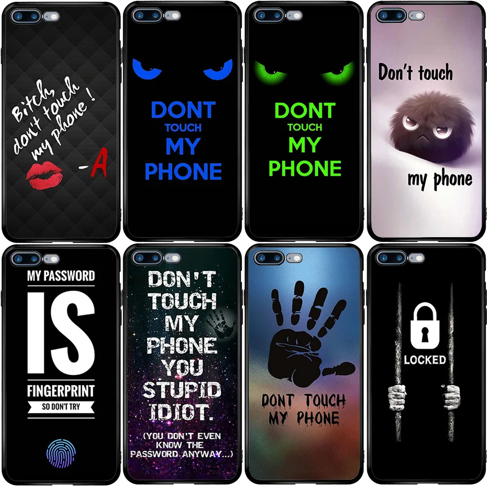Cover Case for Xiaomi Redmi Note 6 7 9 8T 10T 9S 9A 8A A3 A2 A1 Pro Lite Black Shark Mix Max Don't Touch My Phone | Мобильные