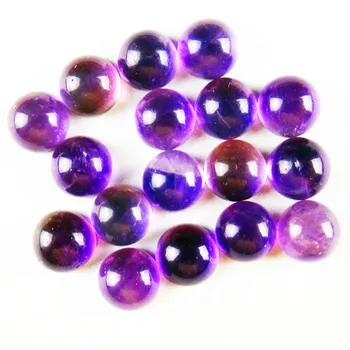 

15Pcs 4x2mm 100% Natural Amethysts Round Cab Cabochon
