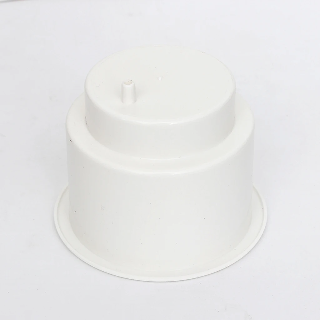 White Side Hole Recessed Cup Drink Holder, For Marine Boat Car Rv