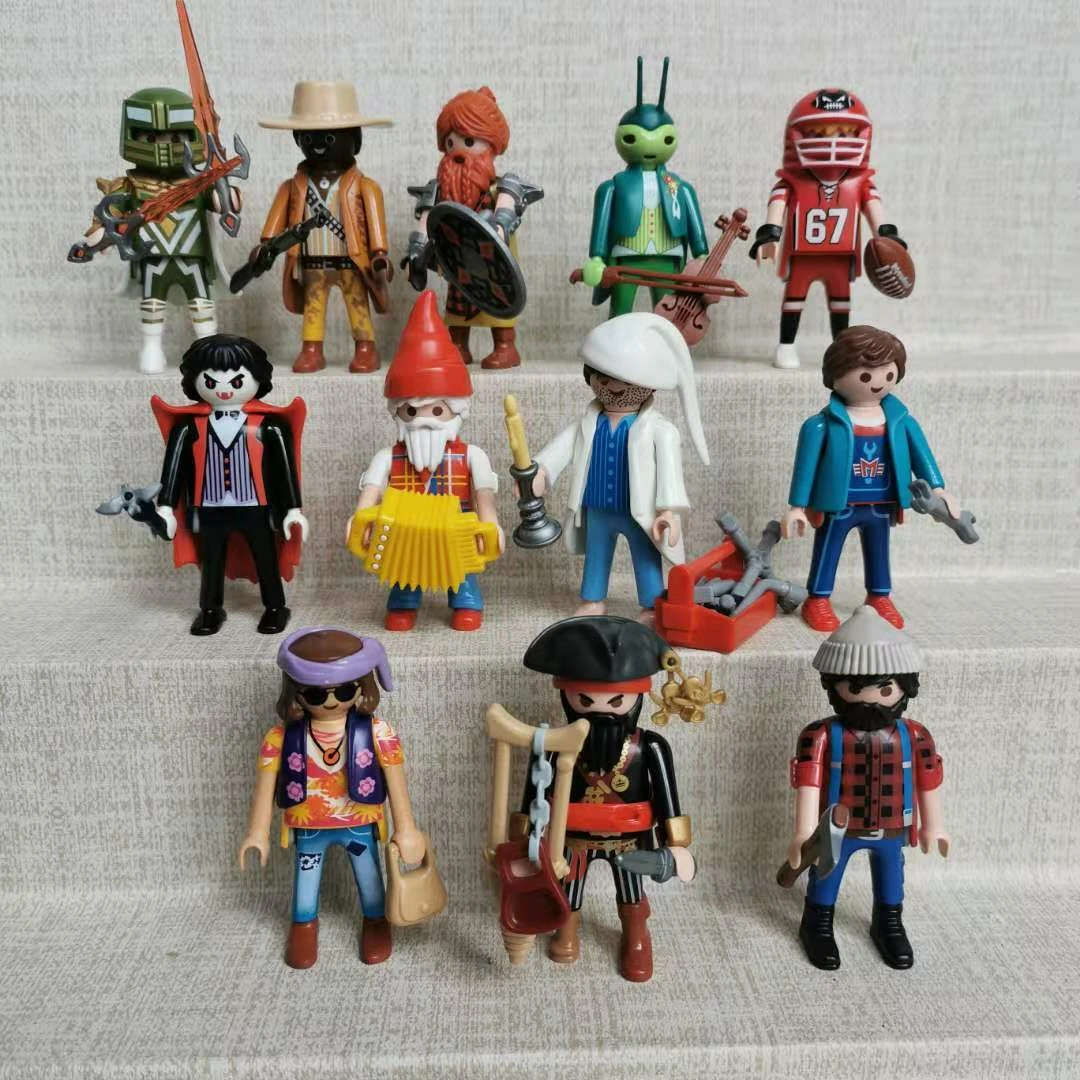 chocola Collectief Guinness Playmobil Figurines Fille Enfant Action Figure Toys 7cm Knights Soldiers  Military Figures S15 S16 S17 S18 S19 - Dolls - AliExpress