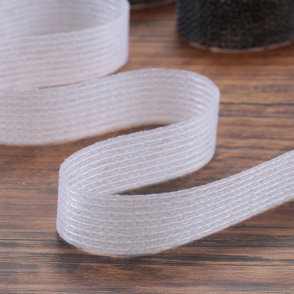 

New 50m Double-Sided Wonder Web Iron On Hemming Tape 1/1.5/2cm Adhesive Fabric Roll Clothes Sewing Turn Up Hem Tape DIY Craft