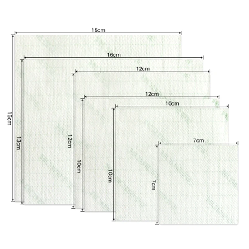 100 шт./упак. дышащий гипоаллергенный Нетканая липкая повязка на рану медицинский фиксационный клейкий бинт