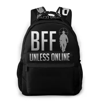 

BFF - Unless Online Print Large capacityDaily Casual New Fashion School Battlefield Bag