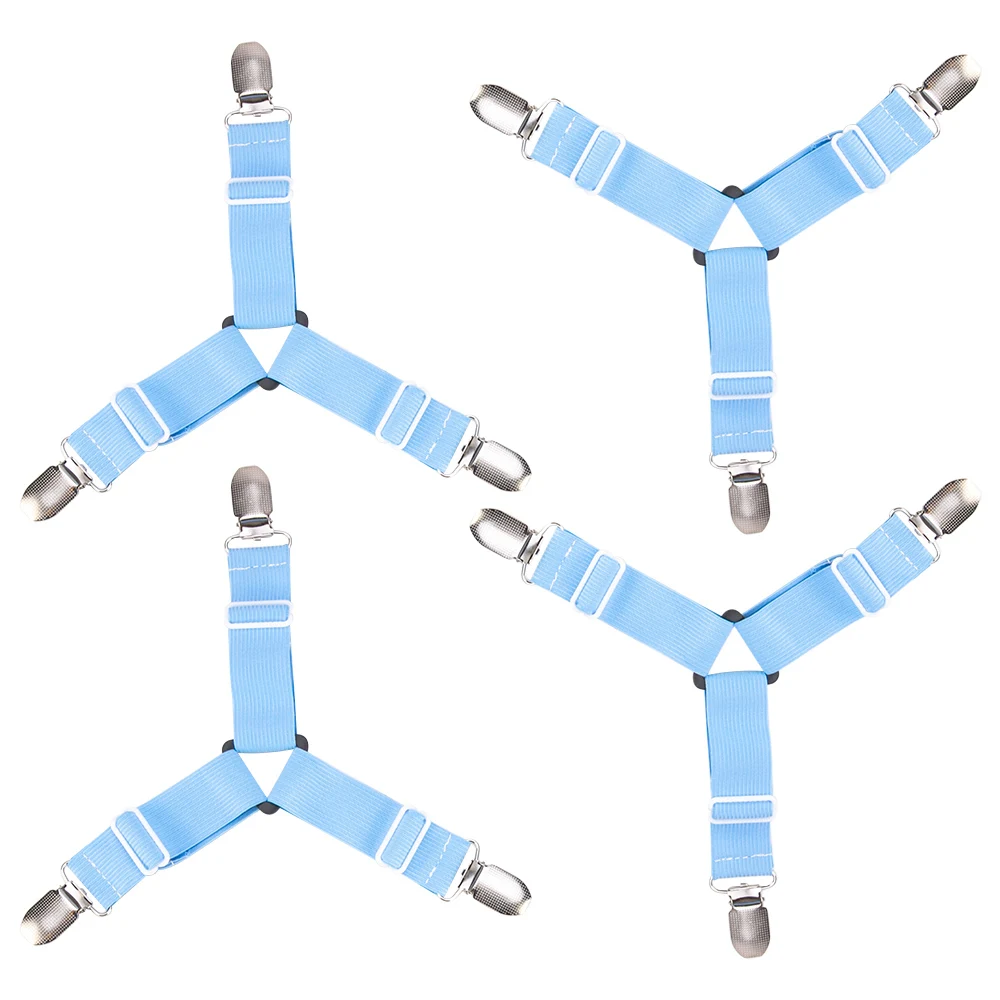 4 шт./компл. Комплект постельного белья наматрасник зажим для листов простыней на кровать застежка ремня матрас простыней на резинке Простыня из Одеяло вышлите ваш заказ прямо к этому поставщику Non-slip зажим