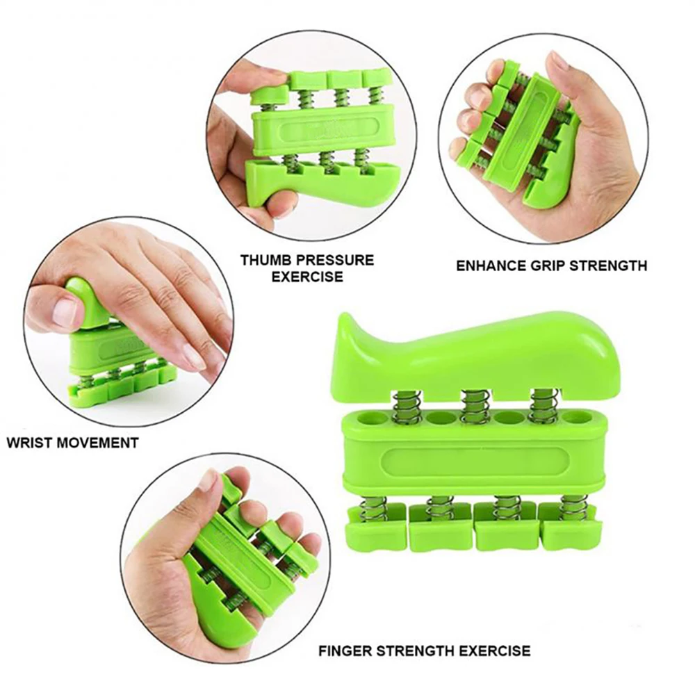 1PC Hand grip finger trainer Strengthener Two-way spring adjustable Power training Piano Guitar finger exercise equipment Home hand strengthener finger trainer finger strength trainer hand grip trainers hand grip exerciser hand exerciser hand trainer
