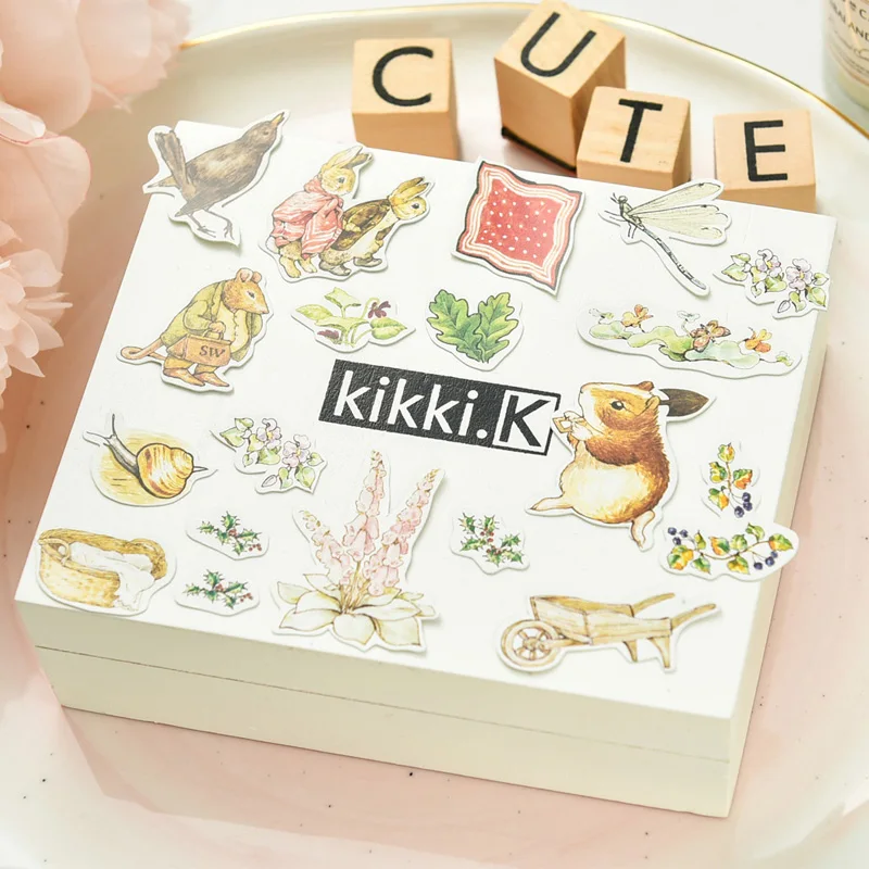 100 шт./компл. мультфильм милый наклейка в форме кролика для рукоделия Скрапбукинг альбом журнал хлама Happy planner декоративные Стикеры s