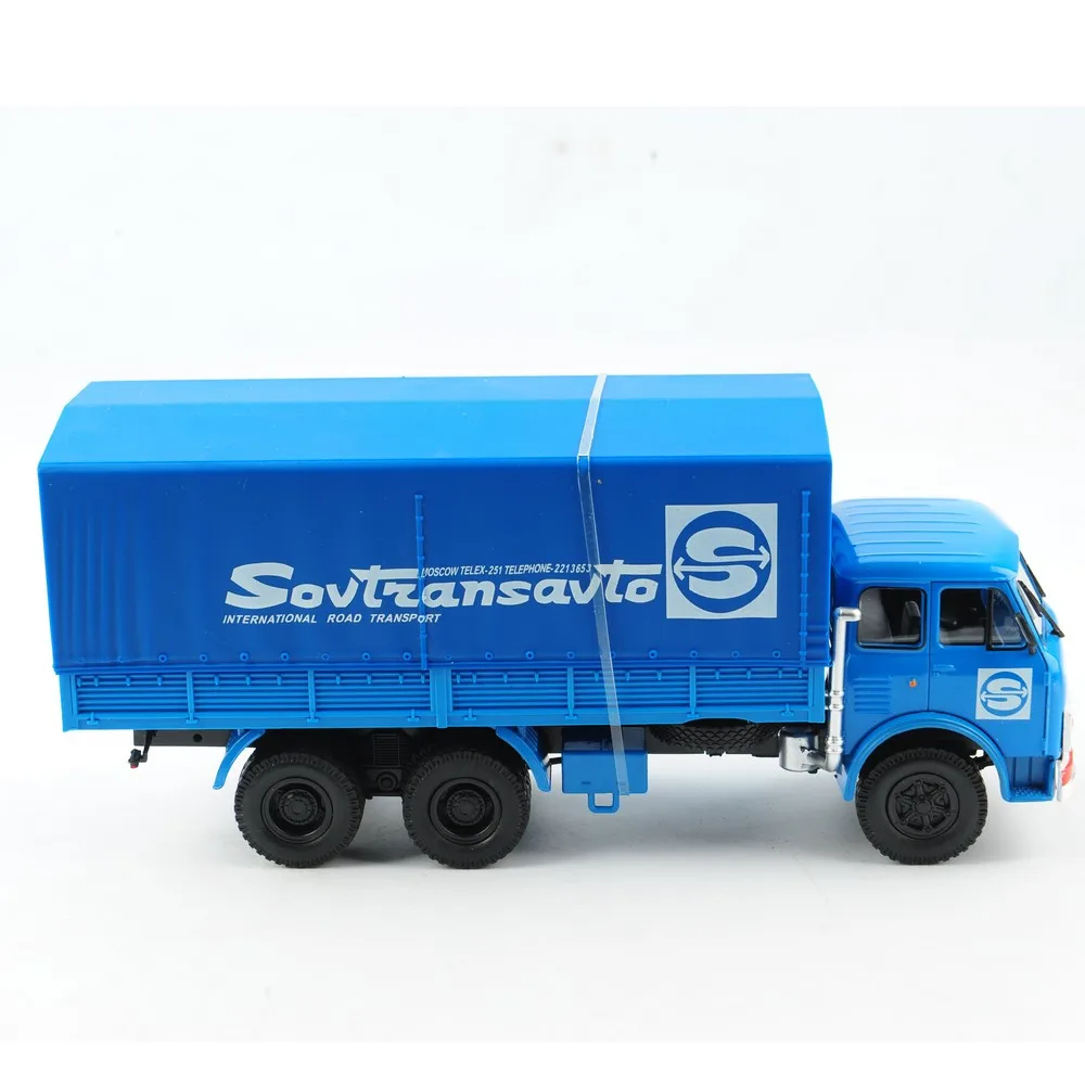 Goede Haw Abtonpom MA3 5146 143 Schaal Classic Rusland Blauw Van Container Vrachtwagen Vrachtwagen Diecast Cars Collection Decoratie Kamer Gift Speelgoed