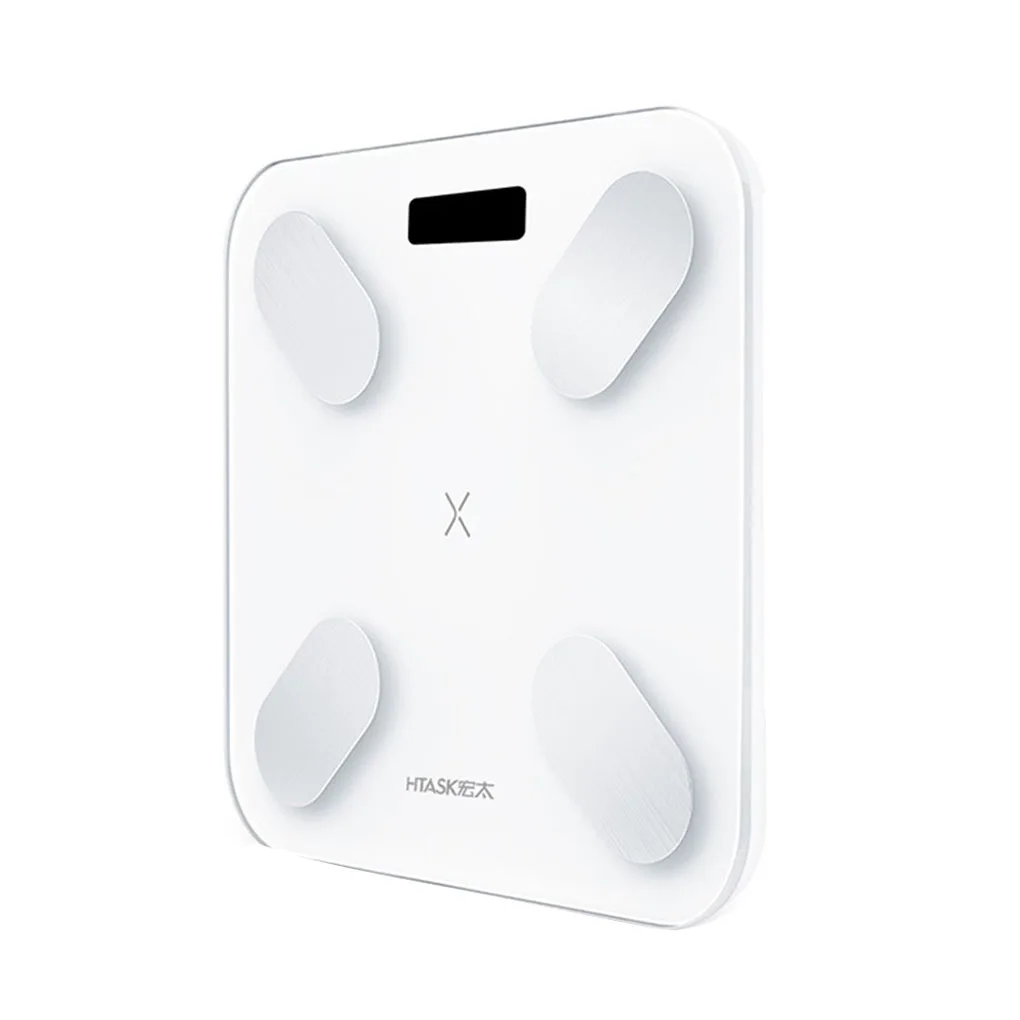 Новейшие Bluetooth весы для измерения жира тела Вес воды мышцы массы BMI костной массы висцеральные жировые цифровые весы для ванной