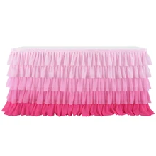 Новинка, Тюлевая юбка для стола, вечерние юбки-пачки, Настольная юбка s, подарок для ребенка, банкет, свадебное оформление отеля, домашняя текстильная юбка для стола s