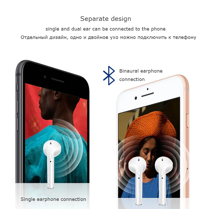 I11 Bluetooth Беспроводные наушники с шумоподавлением спортивные микрофоном для iPhone