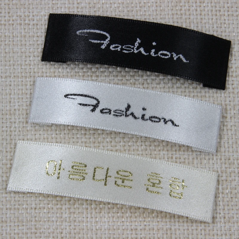 Eco-Friendly Satin Printed Labels Clothing Tag Maker - China Cloth