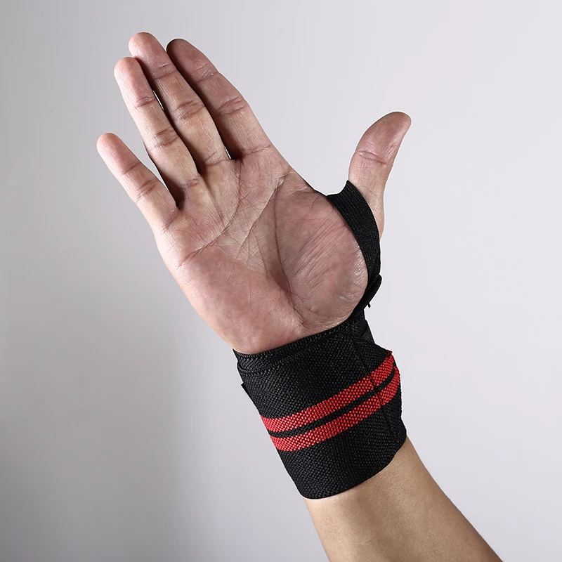 

CHAO BA 1 Pair Wristband Wrist Support Weight Lifting Gym Training Wrist Support Brace Straps Wraps Crossfit Powerlifting