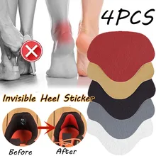 

Invisible 4PCS Sneaker Running Shoes Sports Shoes Cutable Pain Relief Self Adhesive Anti-Dropping Heel Pads Heel Stickers