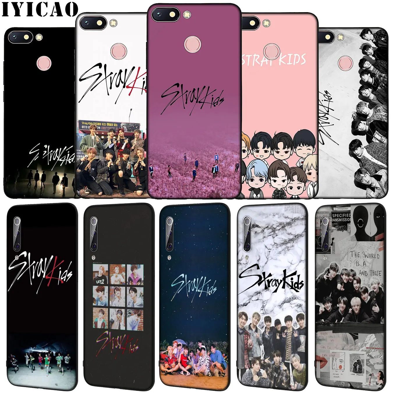 IYICAO Stray Kids KPOP Soft Silicone Phone Case for Xiaomi Redmi Note 8 8T 8A 7 7A 6 6A 5 5A GO S2 K30 K20 Pro Cover | Мобильные