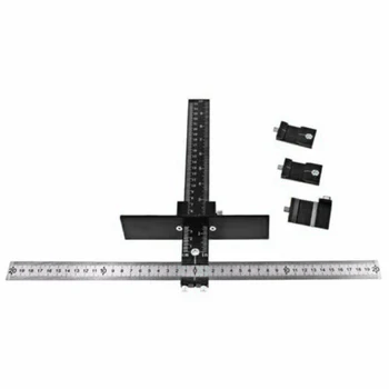 

Position Rulers Locator For Woodworking Adjustable Aluminum Alloy Measuring Tool