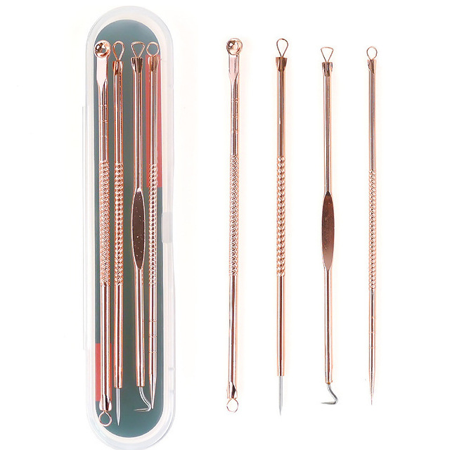 Acne Removal Needle Stainless Steel Pimple Blackhead Remover Tool Blemish Face Skin Care Beauty Facial Pore Cleaner