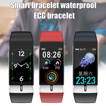 

Smart Fitness Bracelet IP68 Waterproof Heart Rate Pressure Oxygen Health Monitor Wristband for Women Men KQS8