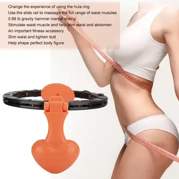 

Intelligent Yoga Fitness Exercise Ring Adjustable Waist Abdomen Slimming Ring Magnetic Hula Circle Sports Weight Loss Fat Burner