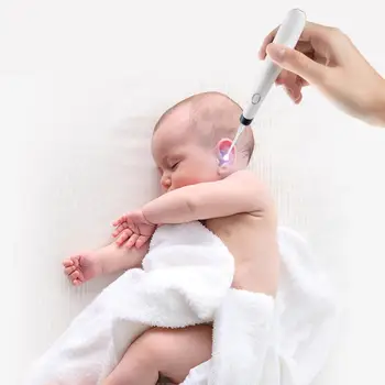 

Portable Ear Cleaner Earwax Removal with LED Lighting Earwax Removal Luminous Ear Curette Light Spoon Ear Clean Tool