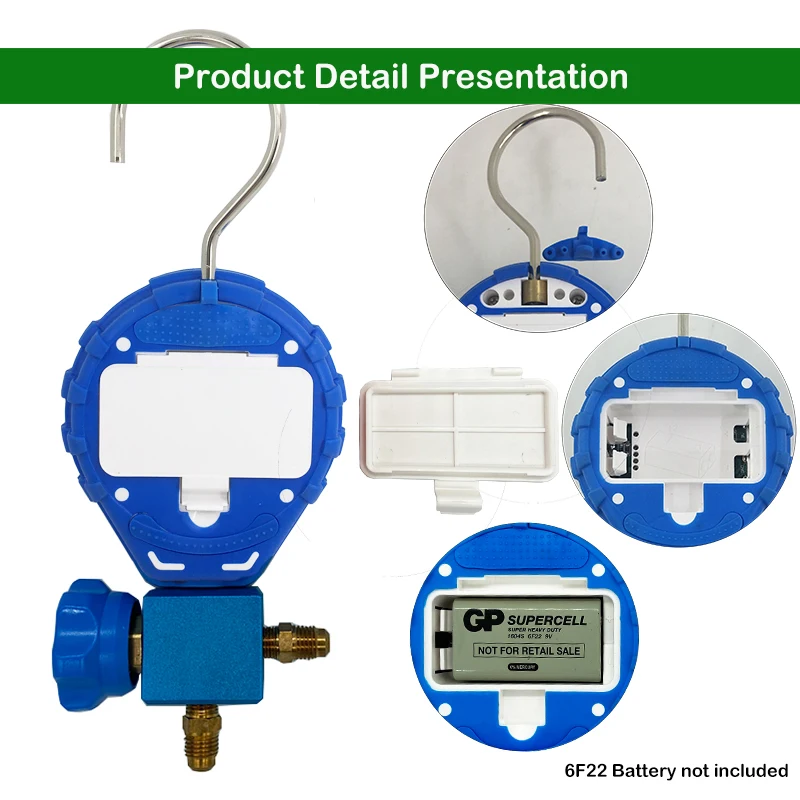 DY517 Collettore Digitale Di Refrigerazione Misuratore HVAC Pressione - Foto 5