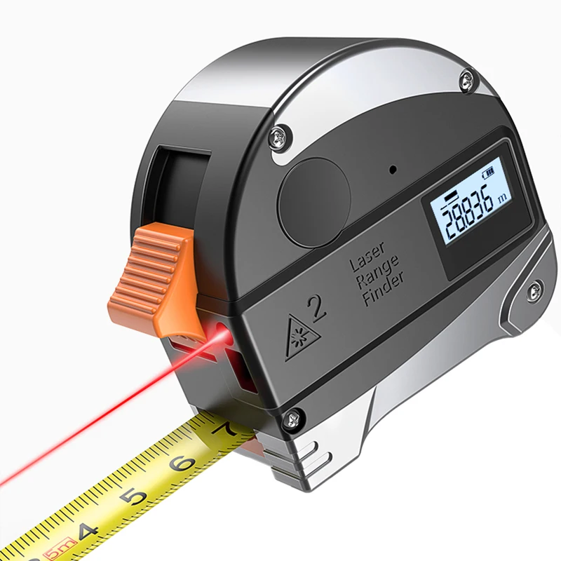 

30M Infrared Digital Tape Measure Distance Measuring Instrument Range Finder High Precision Resistant Steel Tape Measure