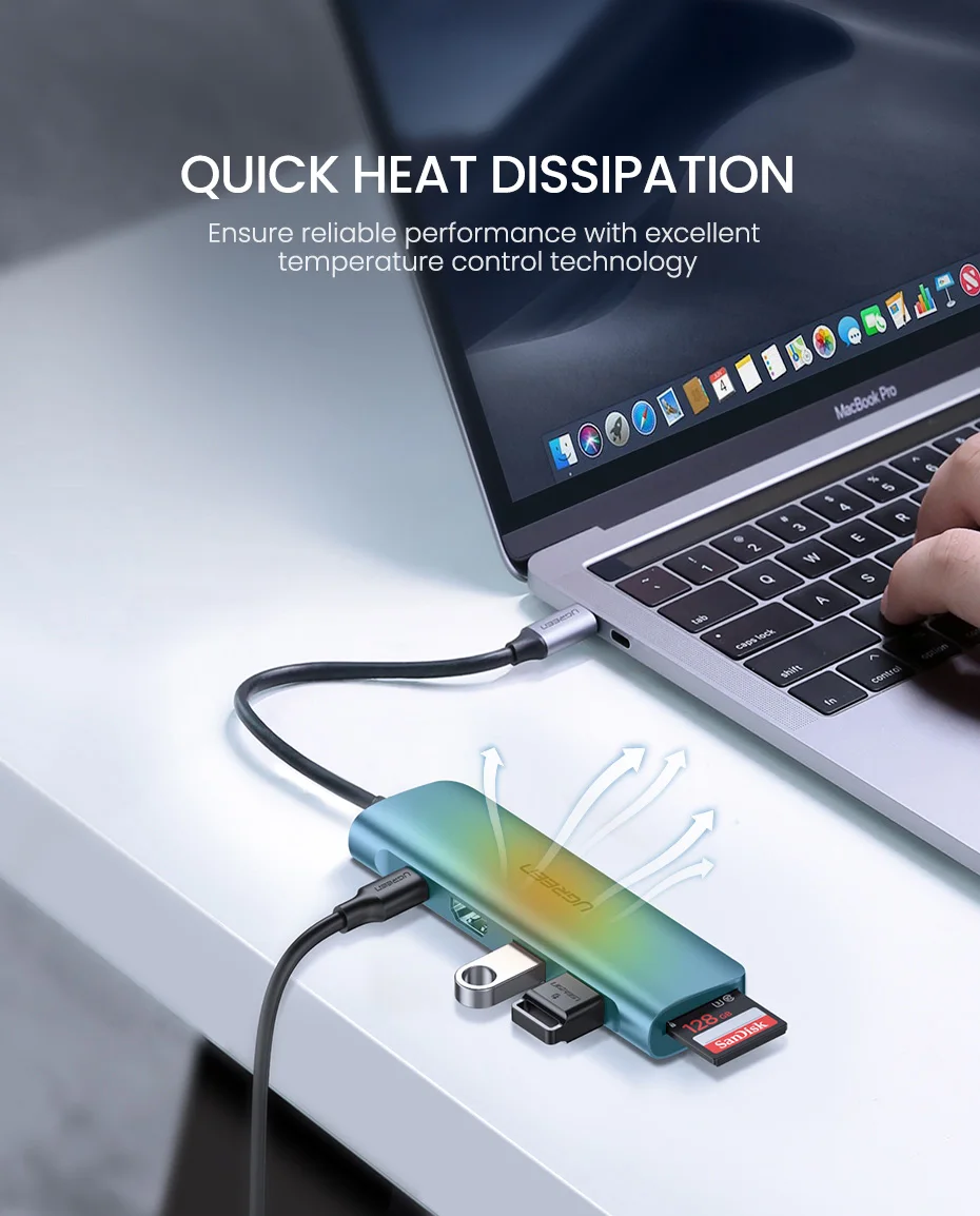 multi usb 3.0 hub adaptador hdmi doca
