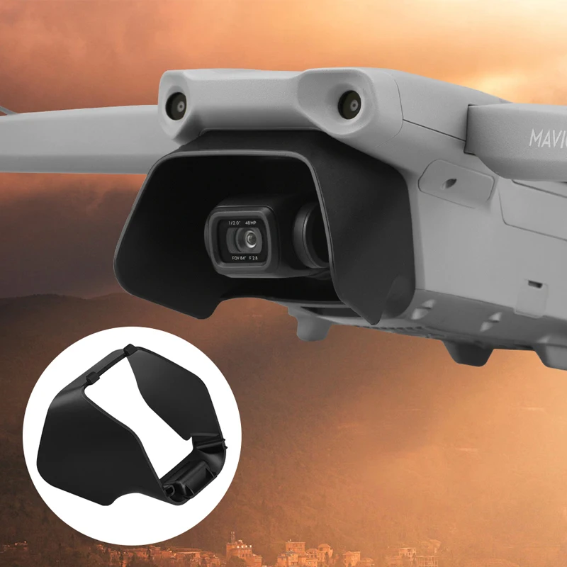Sun Hood for DJI Mavic Air 2 Lens Cover Visor Sunshade Anti-glare Gimbal Camera Protection Guard Cap Drone Accessories | Электроника