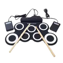 Electronic Drum Set /7 Electronic Drum /7 Tone /8 Demo Song/ 7 Drum Pads Metronome Function /External Instrument Input Available